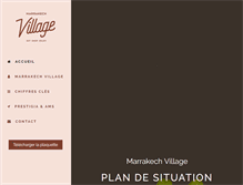 Tablet Screenshot of marrakechvillage.com